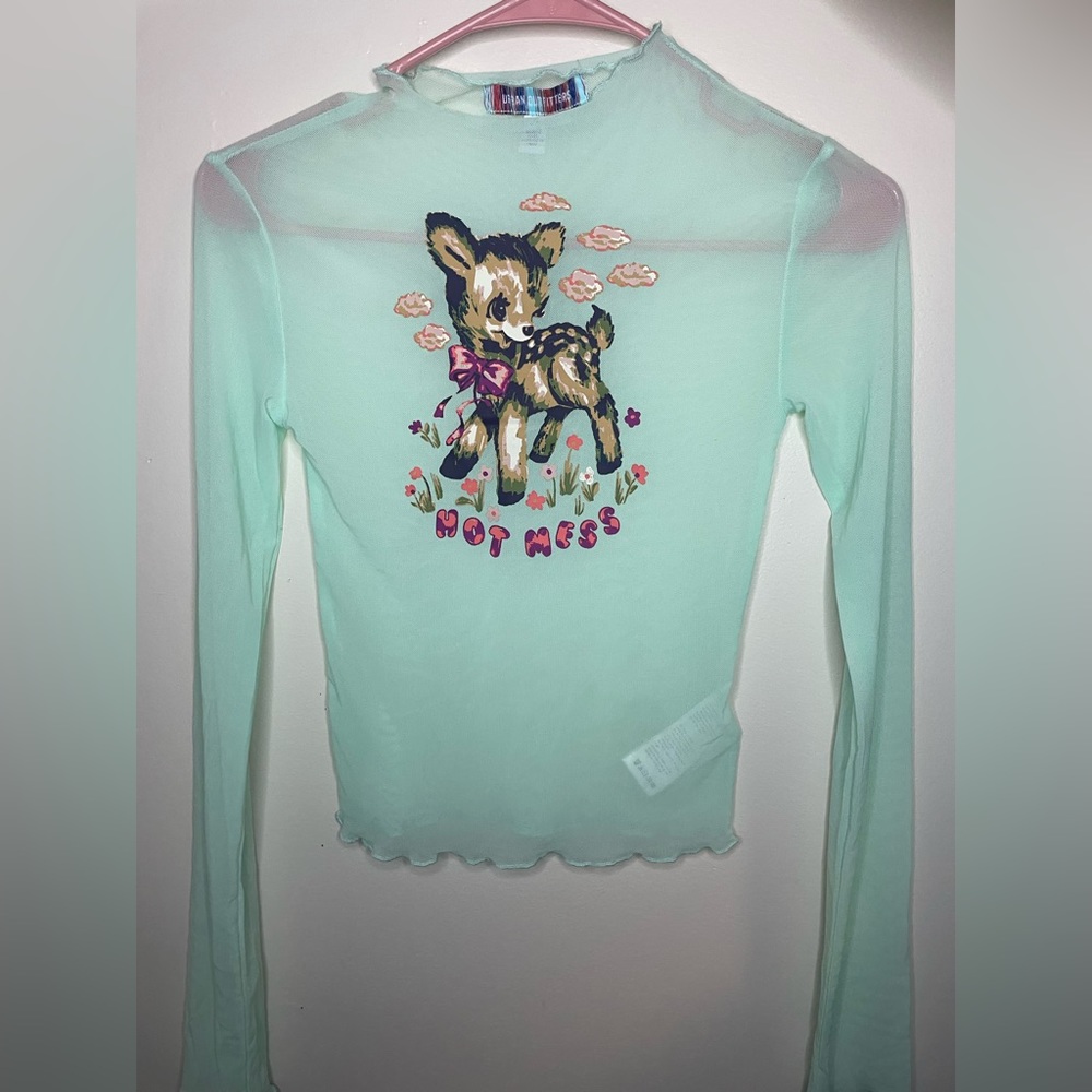 Gorgeous UO mesh like long sleeve top